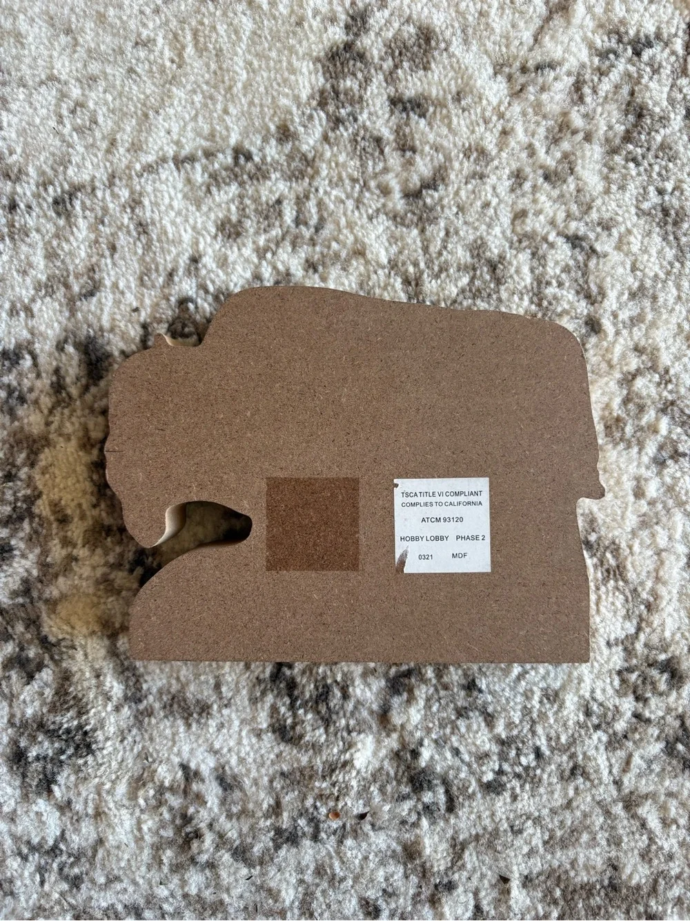 Rustic Black & Natural Wood Buffalo Wall Decor